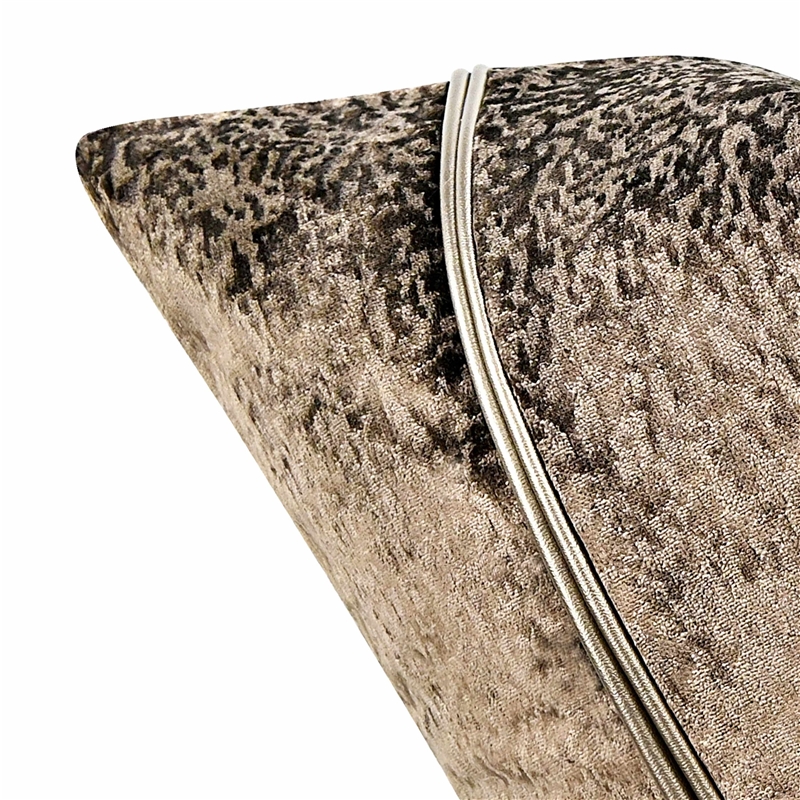 luxury gold silk velvet square pillow with double rope trim stitched cushion for living room sofa home decor luxury gold silk velvet square pillow with double rope trim stitched cushion for living room sofa home decor